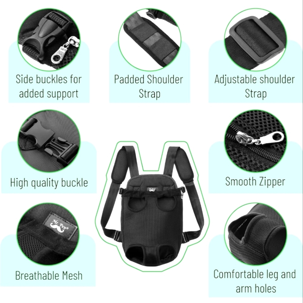 Mr. Pen- Pet Adjustable Dog Carrier Backpack